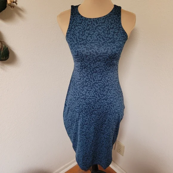 Prana Jewel Lake Sleeveless Teal  Dress - Picture 2 of 8